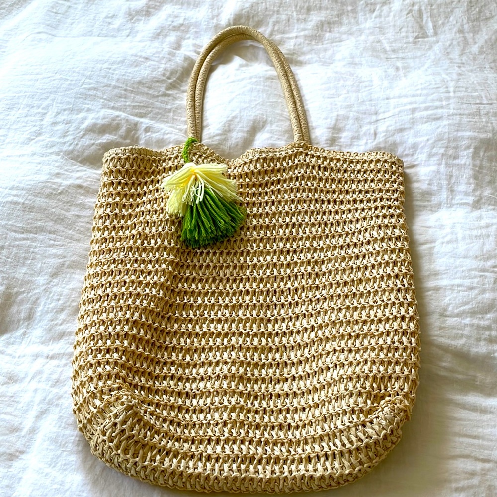 Raffia Beach Bag